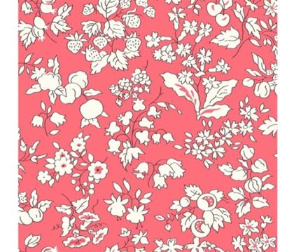 Liberty - The Orchard Garden - Pink - Fruit Silhouette